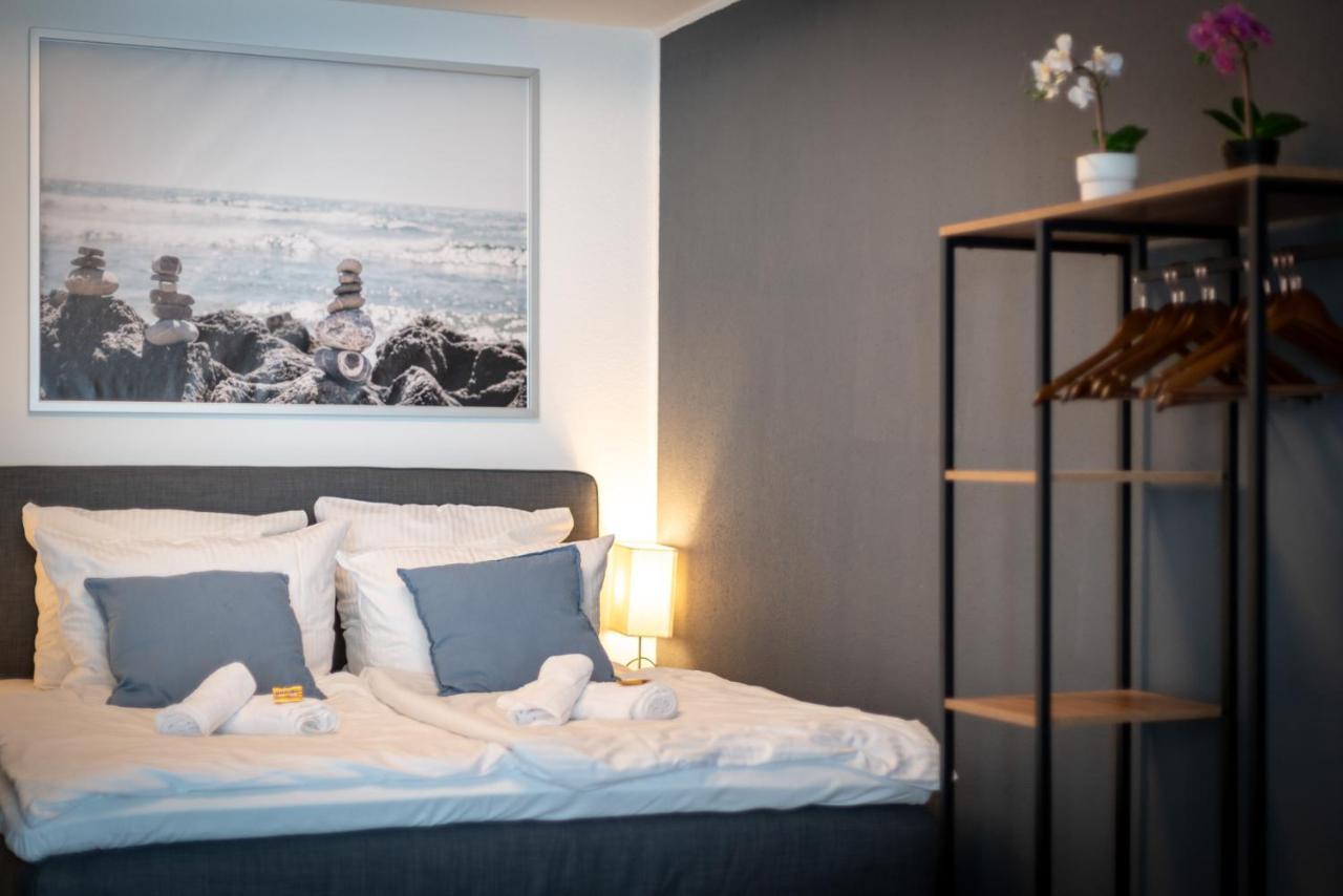 Federnest - Luxus-Studio - Kingsize Boxspringbett - Home-Office Mit Monitor Und Drucker - 11 Min Hbf Duisburg Ngoại thất bức ảnh
